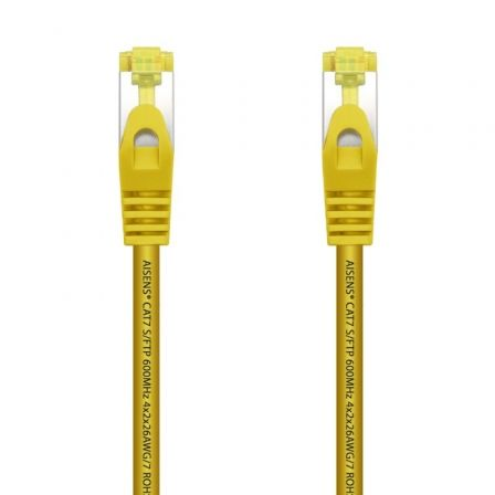 Cable de Red RJ45 SFTP Aisens A146-0473 Cat.7/ 50cm/ Amarillo