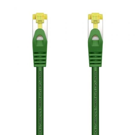 Cable de Red RJ45 SFTP Aisens A146-0481 Cat.7/ 50cm/ Verde